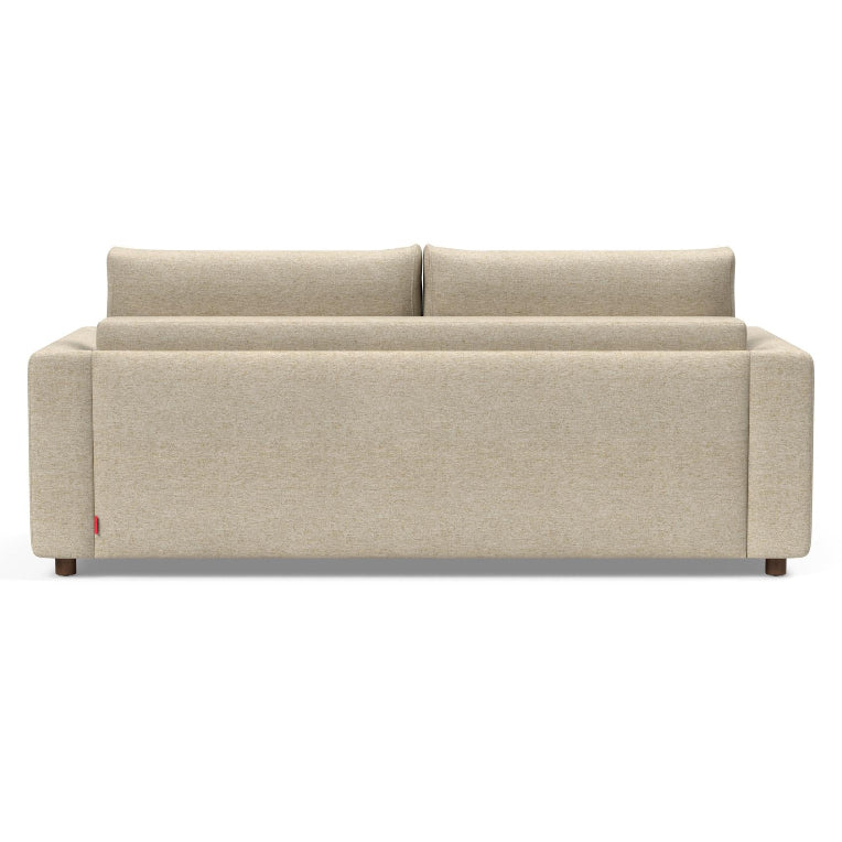 Innovation Living Neah King Size Sofa Bed with Curved Arms in Halifax Antique back view