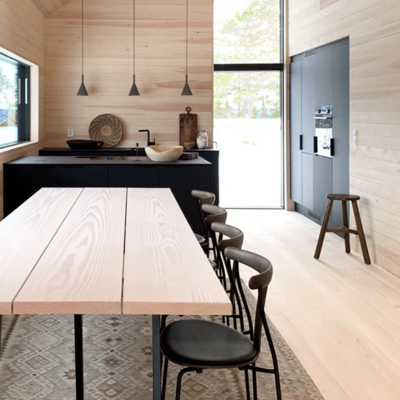 The Era Dining Chair from Eikund of Norway in a home.