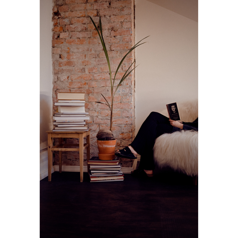 The Fluffy Lounge Chair from Eikund of Norway in a lifestyle image.