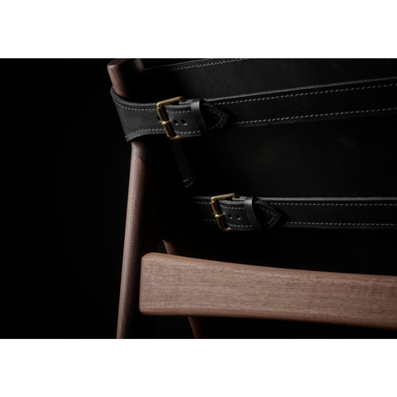 The Hunter Lounge Chair from Eikund of Norway in a close up shot.