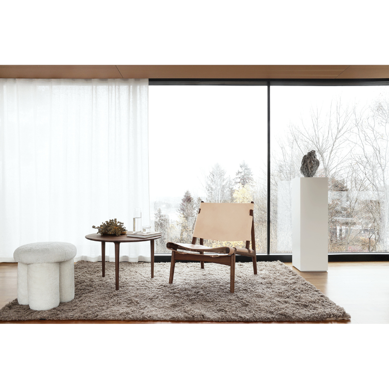 The Hunter Lounge Chair from Eikund of Norway in a home.