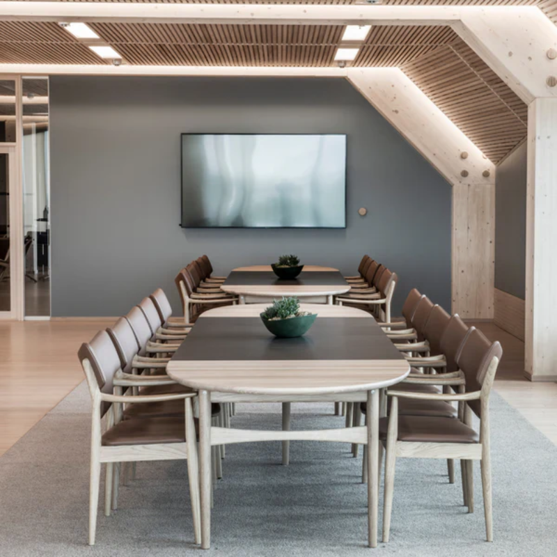 The Øya Dining Table from Eikund of Norway in a home.