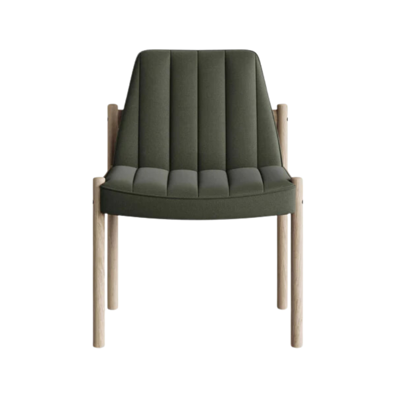 The Ry Dining Chair from Eikund of Norway from the front.