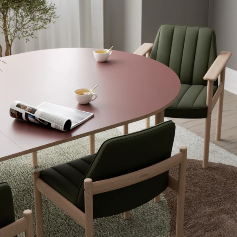 The Ry Dining Chair from Eikund of Norway in a lounge.