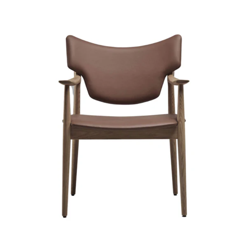 The Veng Armchair from Eikund of Norway from the front.