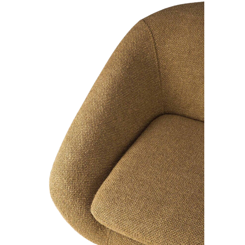 The Barrow Lounge Chair from Ethnicraft with the ginger fabric choice.