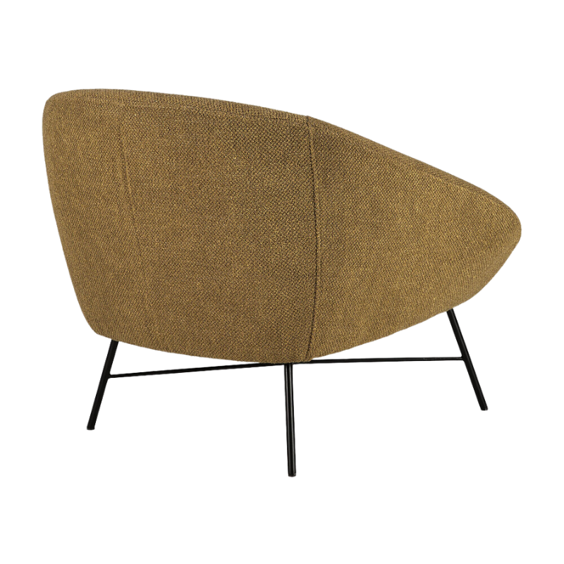 The Barrow Lounge Chair from Ethnicraft with the ginger fabric choice.