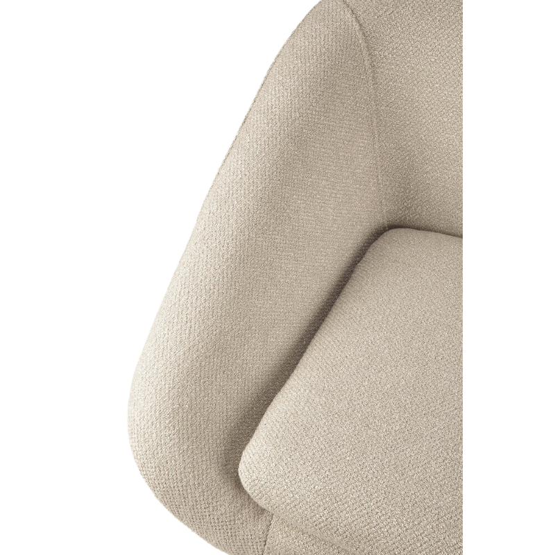 The Barrow Lounge Chair from Ethnicraft with the off white fabric choice.