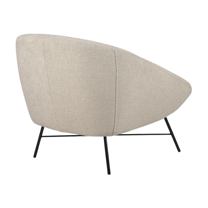 The Barrow Lounge Chair from Ethnicraft with the off white fabric choice.