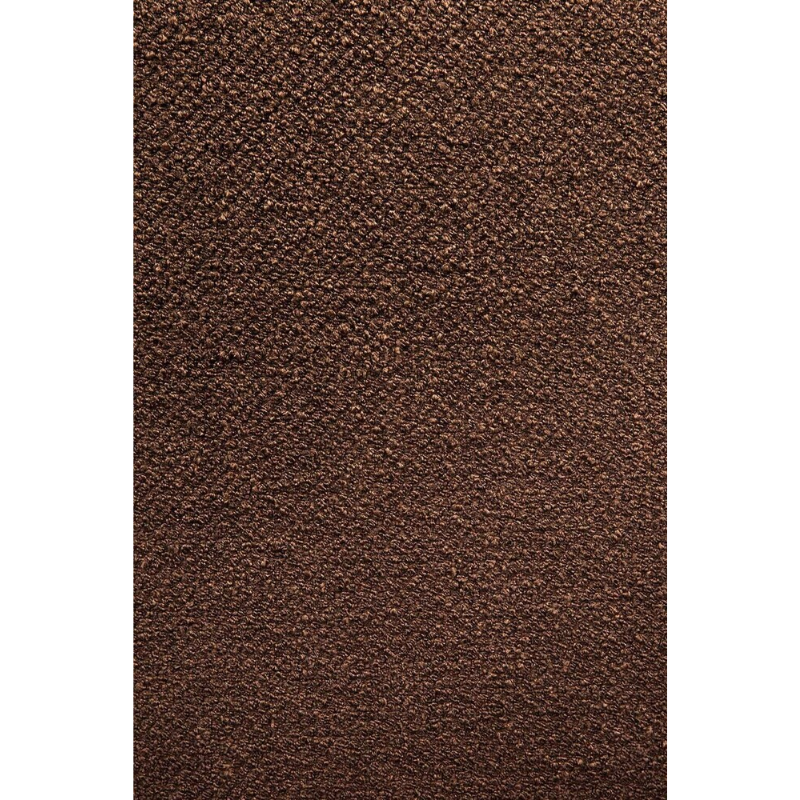 A close up on the fabric used for the copper Barrow Pouf by Ethnicraft.