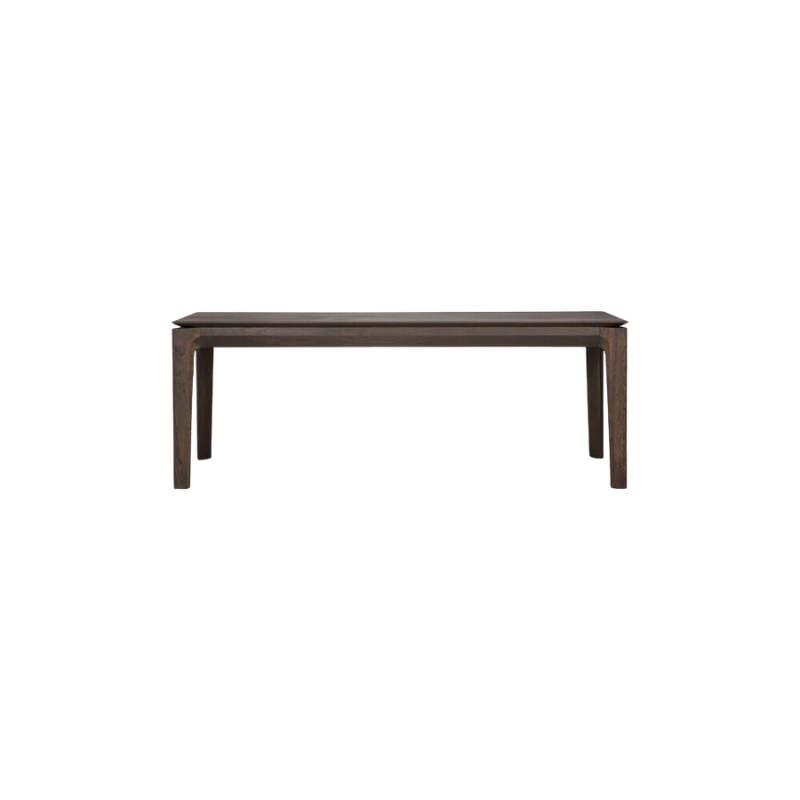 The Bok Bench from Ethnicraft in the brown oak finish and 49.5 inch length.