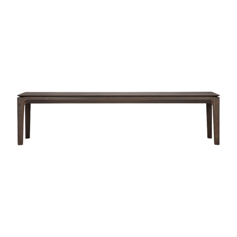 The Bok Bench from Ethnicraft in the brown oak finish and 73 inch length.