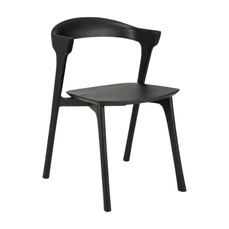 The Bok Dining Chair from Ethnicraft in black oak.