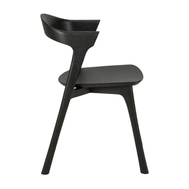 The Bok Dining Chair from Ethnicraft in black oak.