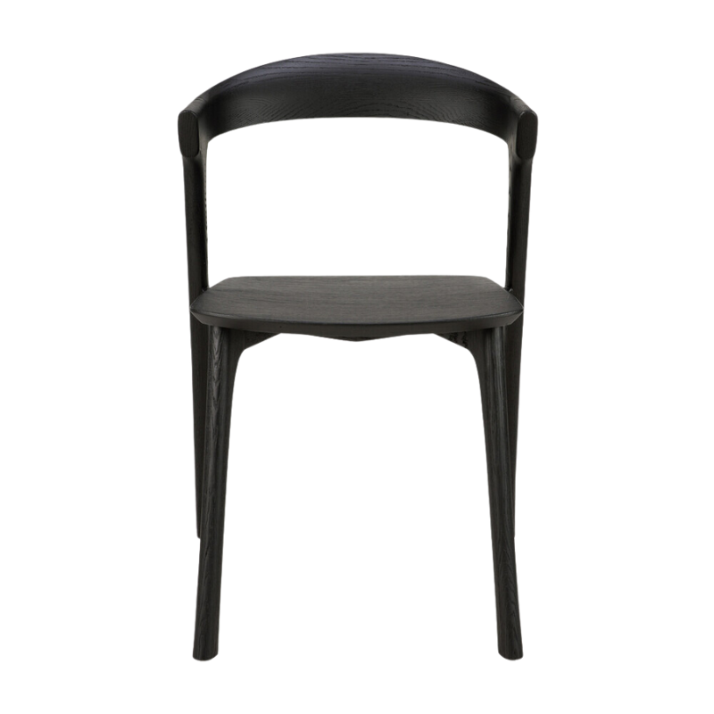 The Bok Dining Chair from Ethnicraft in black oak.