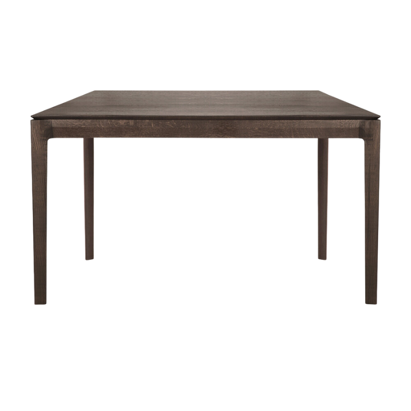 The Bok Dining Table from Ethnicraft in brown oak, 55 inch size.