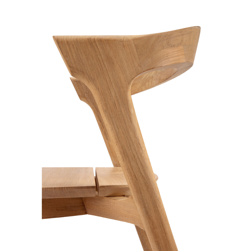 The Bok Outdoor Dining Chair from Ethnicraft in teak.