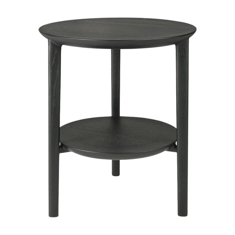 The Bok Side Table from Ethnicraft in black oak.