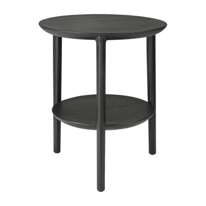 The Bok Side Table from Ethnicraft in black oak.
