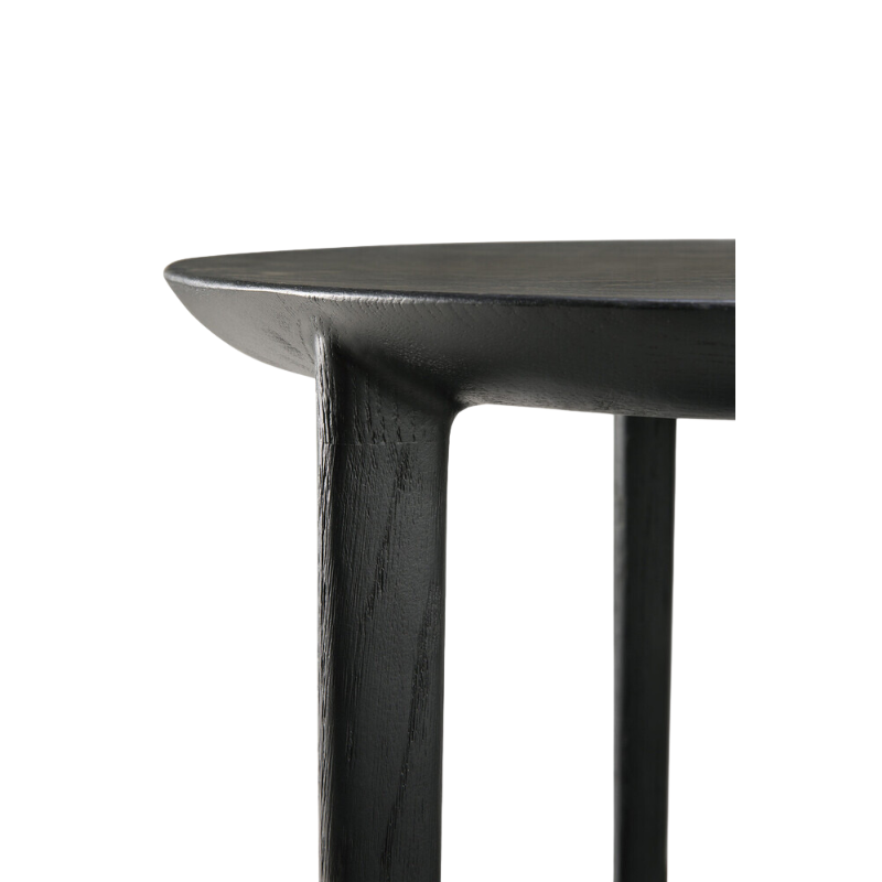 The Bok Side Table from Ethnicraft in black oak.