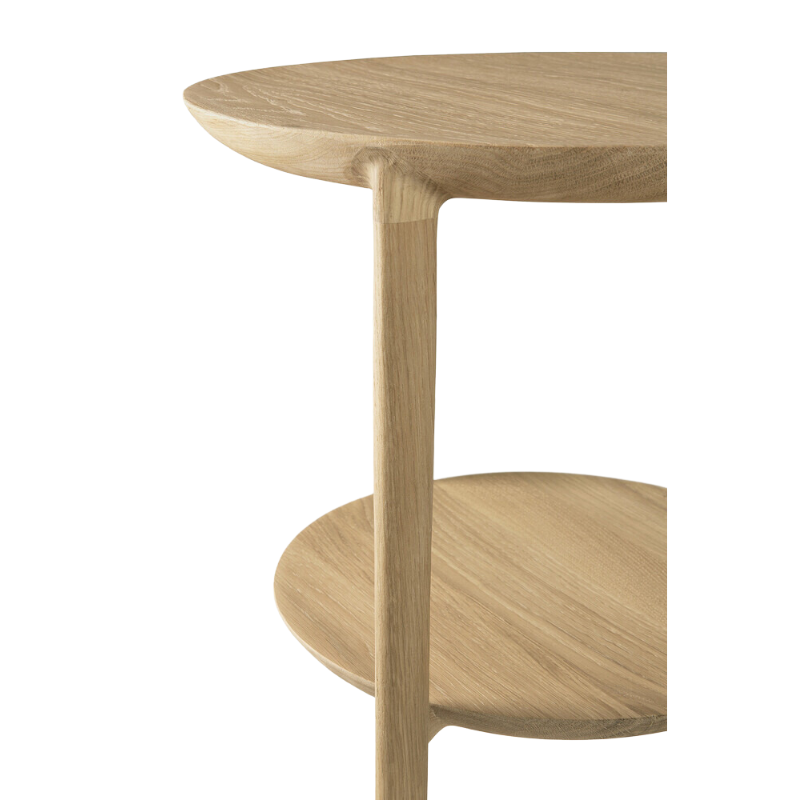 The Bok Side Table from Ethnicraft in oak.