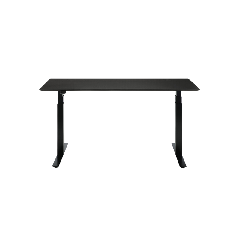 The Bok adjustable sit-stand desk was designed with the importance of health and good posture in mind at the office or in your home office. The motorized system in its legs allows the solid oak tabletop to be elevated to the height of your liking. That way, you can easily switch between sitting and standing throughout the workday.