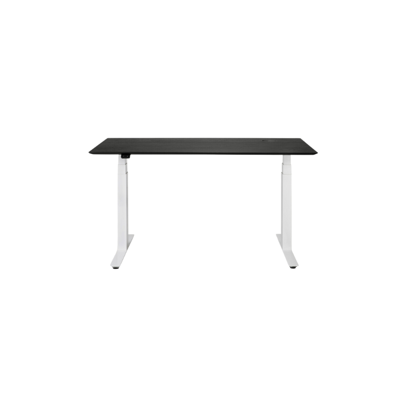 The Bok adjustable sit-stand desk was designed with the importance of health and good posture in mind at the office or in your home office. The motorized system in its legs allows the solid oak tabletop to be elevated to the height of your liking. That way, you can easily switch between sitting and standing throughout the workday.