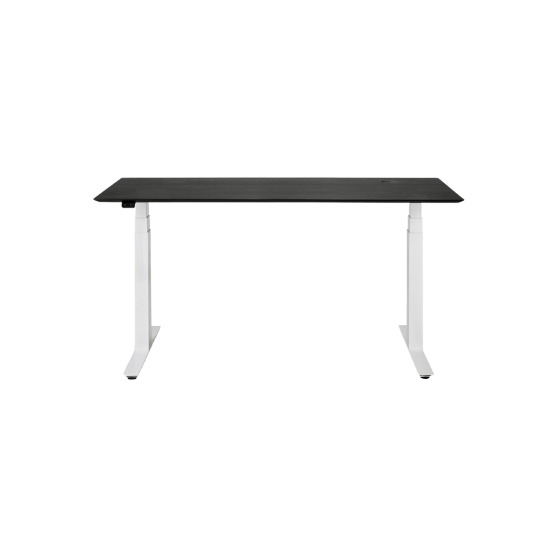 The Bok adjustable sit-stand desk was designed with the importance of health and good posture in mind at the office or in your home office. The motorized system in its legs allows the solid oak tabletop to be elevated to the height of your liking. That way, you can easily switch between sitting and standing throughout the workday.