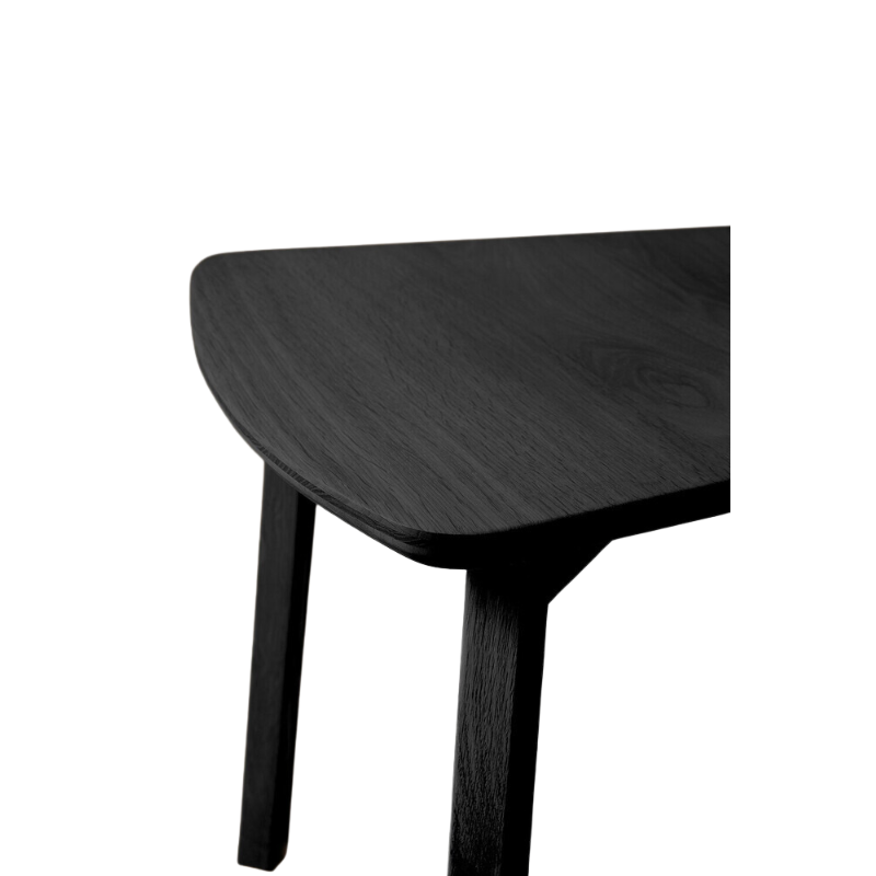 The Casale Dining Chair from Ethnicraft in solid oak, tainted black.