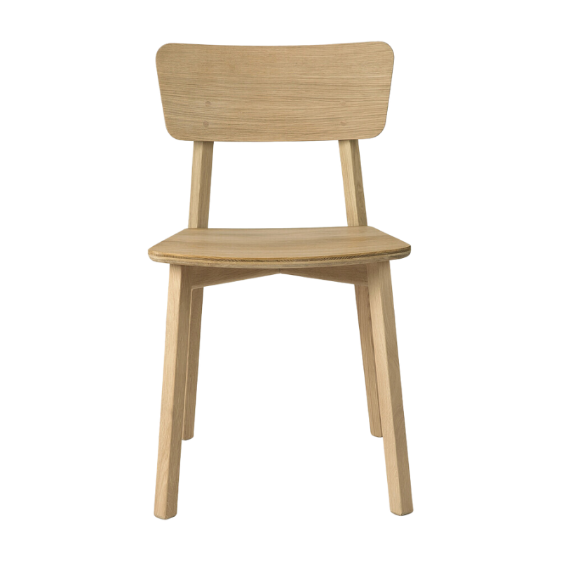 The Casale Dining Chair from Ethnicraft in solid oak.