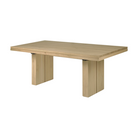 The Double Extendable Dining Table from Ethnicraft made from solid oak.