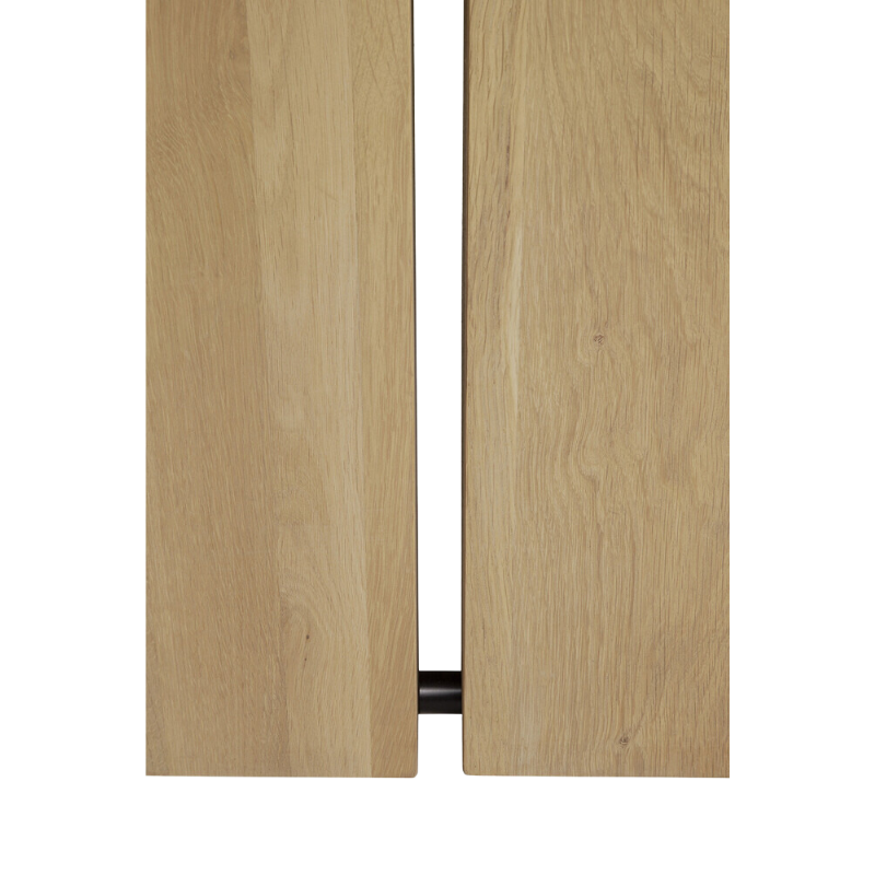 The Double Extendable Dining Table from Ethnicraft made from solid oak.