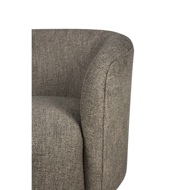 The Ellipse Sofa from Ethnicraft with the ash fabric option.
