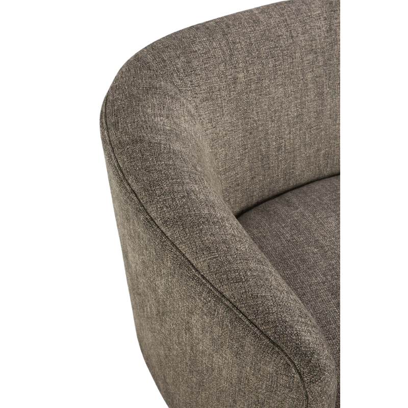 The Ellipse Sofa from Ethnicraft with the ash fabric option.