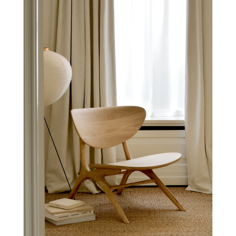 The Eye Lounge Chair from Ethnicraft in a living room.
