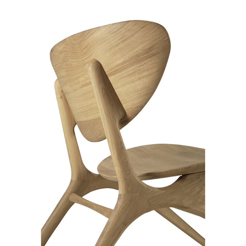 The Eye Lounge Chair from Ethnicraft made from solid oak.
