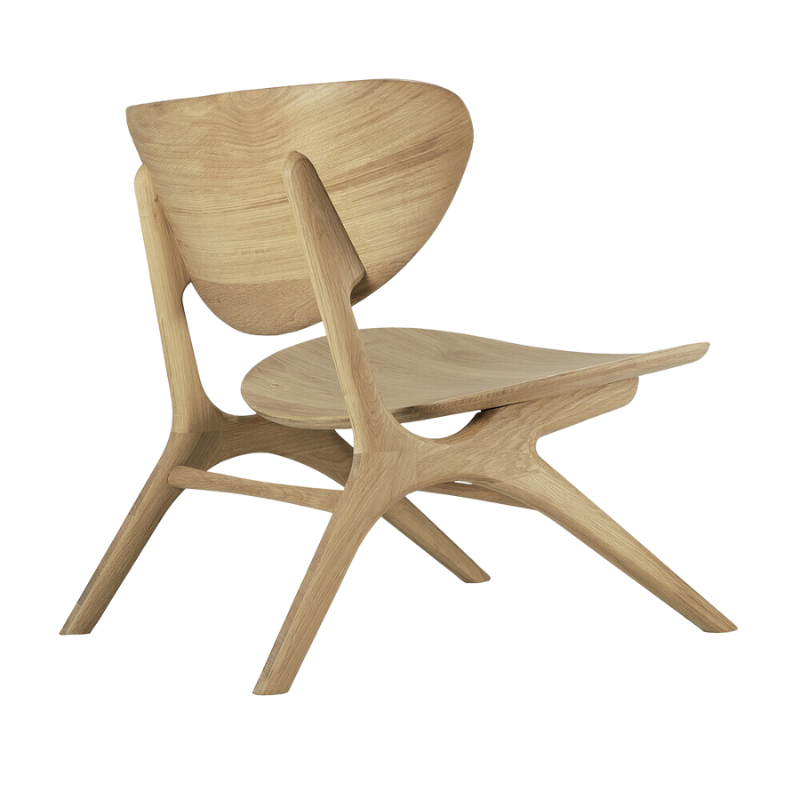 The Eye Lounge Chair from Ethnicraft made from solid oak.