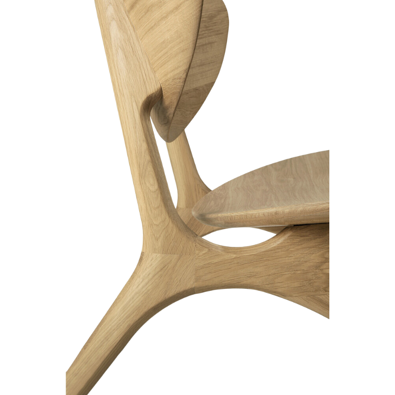 The Eye Lounge Chair from Ethnicraft made from solid oak.