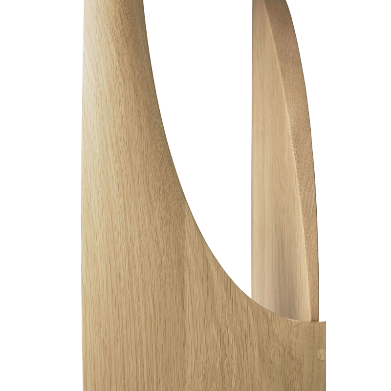 The Geometric Side Table from Ethnicraft made using solid oak.