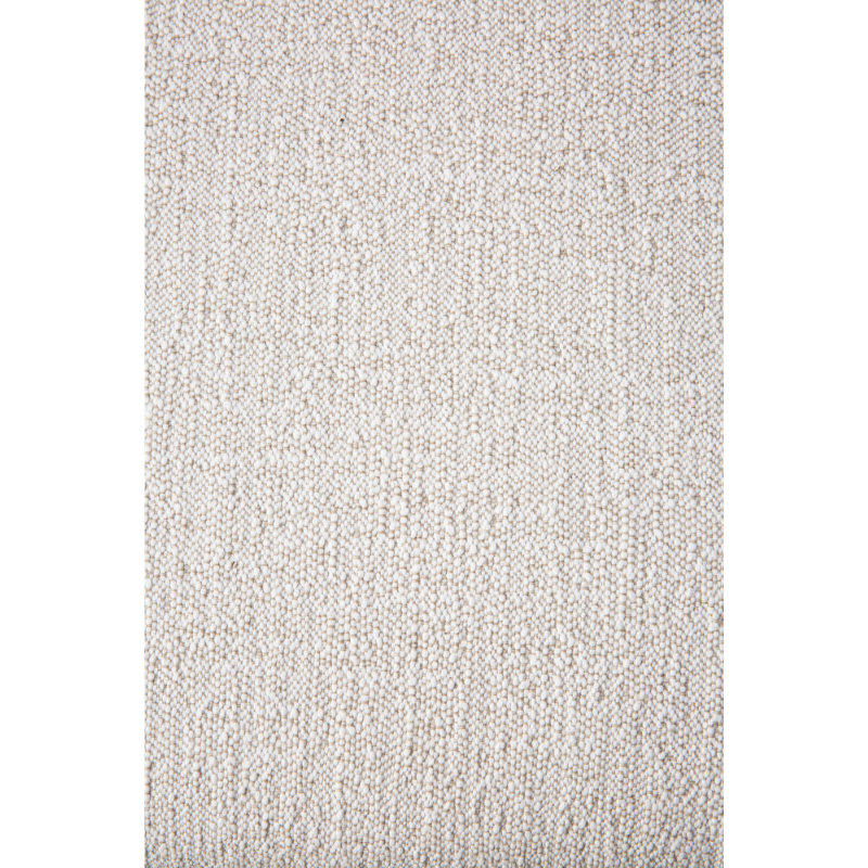 A close up on the off white fabric which is used for the cushions on the Jack Outdoor Lounge Chair from Ethnicraft.