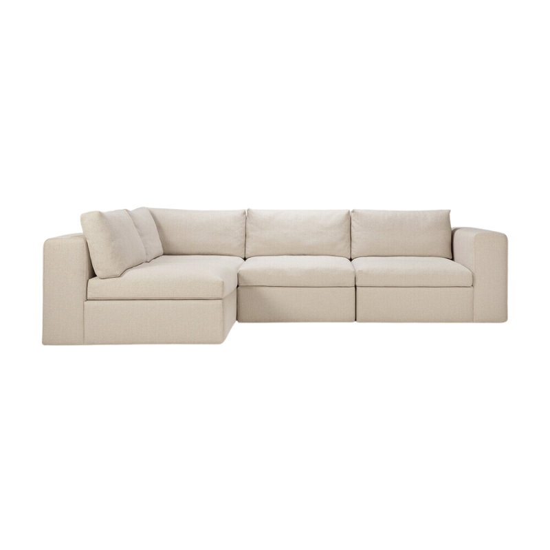 Comfort ideals form the basis of the Mellow. With clean and classic lines, paired with subtle seam detailing, the Mellow Sofa Corner is the welcoming anchor to a livable lounge space. Choose and place configurable pieces together for a personalized sofa to suit your needs. The covers are removable for convenient cleaning.
