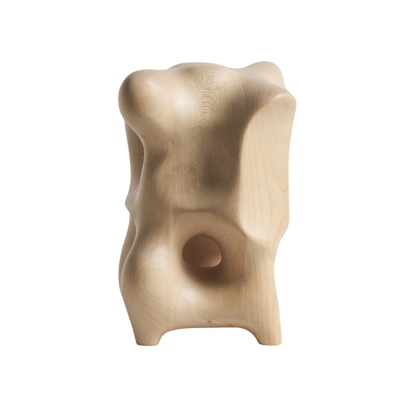 The contemporary sculptures series was crafted by our in-house master sculptor, Hartoyo. In each piece, the solid sycamore wood is sublimed into geometric and organic shapes. Beautiful from every angle and with the changing light of the day, these intriguing pieces will layer meaning into your home.