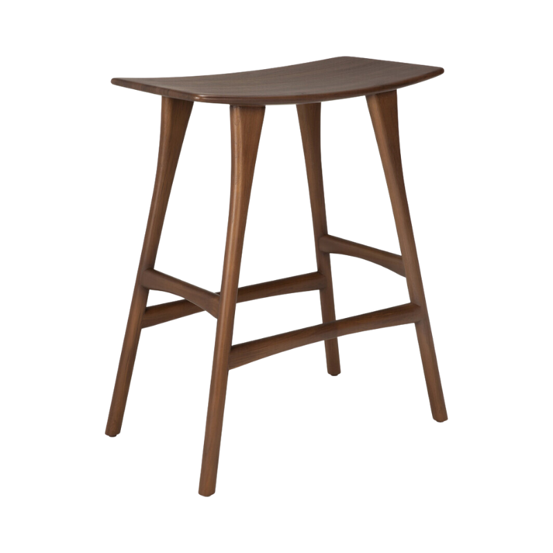 Osso is one of our most popular designs because of its versatility. The height of this solid wood counter stool adds yet another option to its wide array of possibilities - as an elegant and sturdy kitchen stool for example.