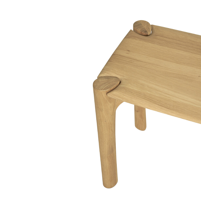 The PI collection honors nature’s design by keeping the strength, curves and lines, as nature intended. Interesting shapes are discovered in this sleek and stylish, polished imperfect, finish. Each PI item is finished by hand to ensure that the individual character of the wood is respected.