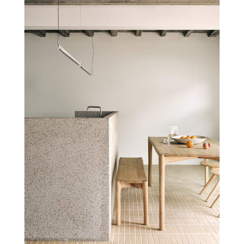 The PI collection honors nature’s design by keeping the strength, curves and lines, as nature intended. Interesting shapes are discovered in this sleek and stylish, polished imperfect, finish. Each PI item is finished by hand to ensure that the individual character of the wood is respected.