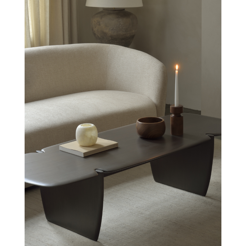 The PI Coffee Table from Ethnicraft within a family area.