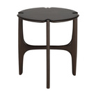 The PI Side Table from Ethnicraft made from solid mahogany tainted dark brown.