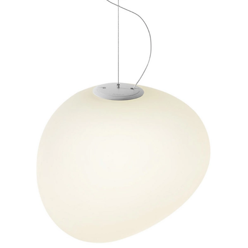 The Gregg Pendant from Foscarini in a close up shot.