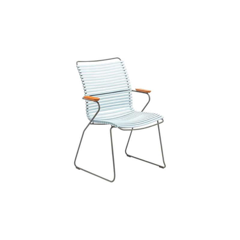 The CLICK Tall Dining Chair enhances your dining experience with its high backrest designed for superior back support.