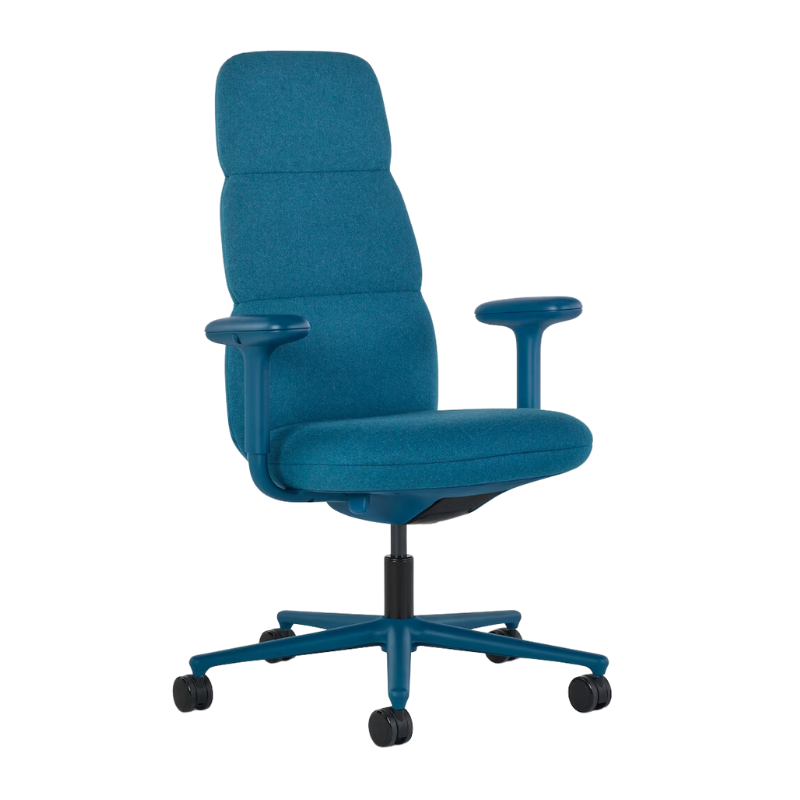 The high back Asari Chair from Herman Miller in submerge luce fabric.